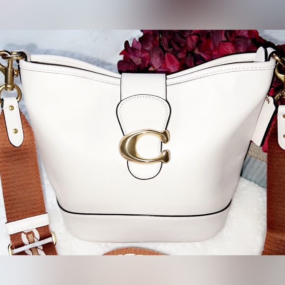 🆕 COACH Tali Leather Bucket Bag - Picture 12 of 13
